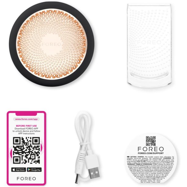 FOREO UFO™ 3 5-in-1 звуков уред за ускоряване ефекта на маските за лице Black 1 бр. купи на топ цена