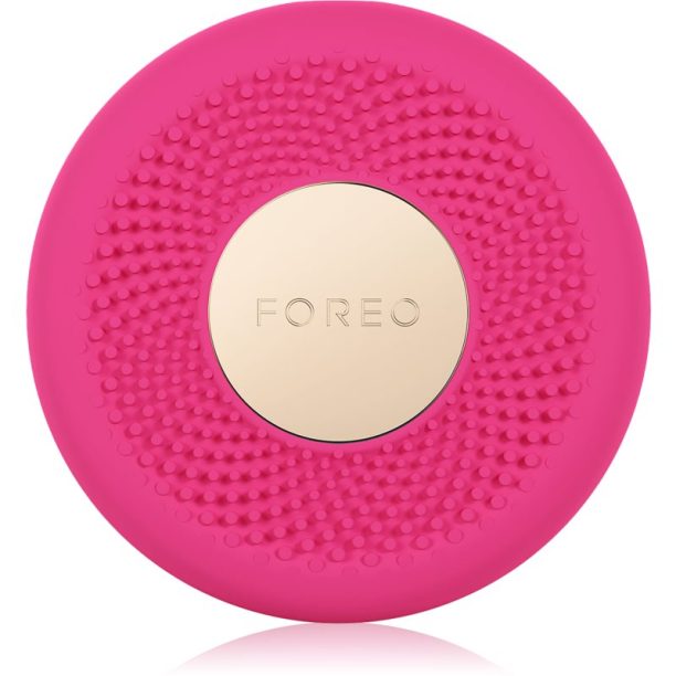 FOREO UFO™ 3 Mini звуков уред за ускоряване ефекта на маските за лице Fuchsia 1 бр.