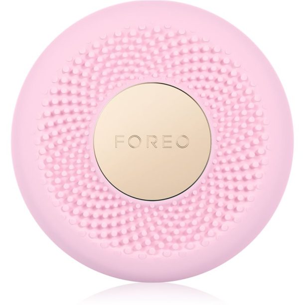 FOREO UFO™ 3 Mini звуков уред за ускоряване ефекта на маските за лице Pearl Pink 1 бр.