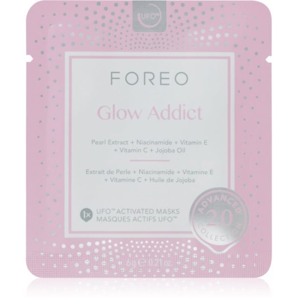 FOREO UFO™ Glow Addict озаряваща маска за лице 6 бр. купи на топ цена