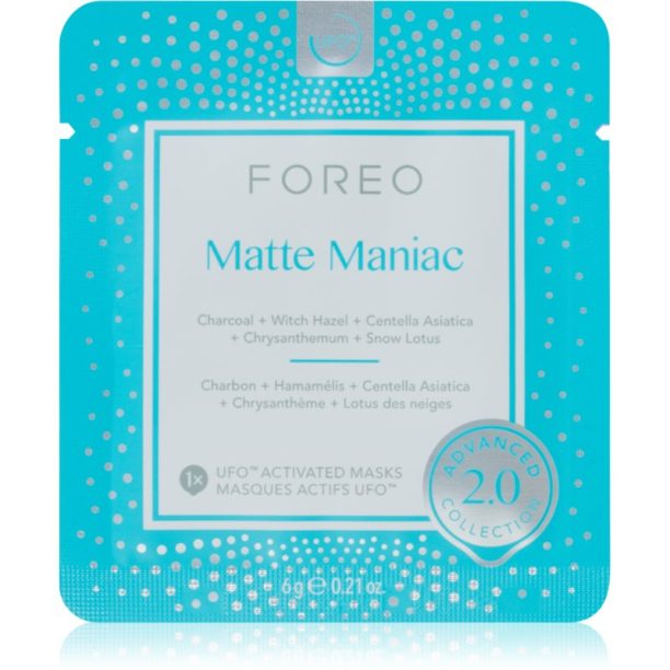 FOREO UFO™ Matte Maniac почистваща маска за лице 6 бр. купи на топ цена