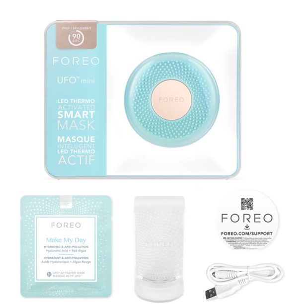 FOREO UFO™ Mini звуков уред за ускоряване ефекта на маските за лице малка опаковка Mint 1 бр. купи на топ цена