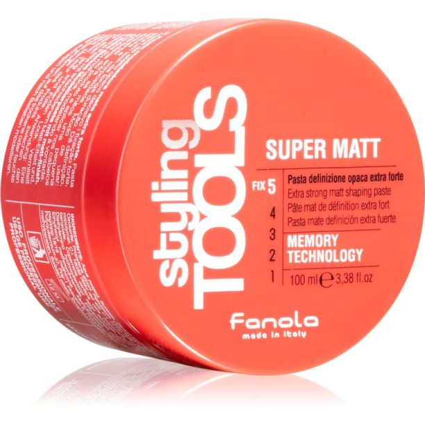 Fanola Styling Tools Super Matt матираща паста ултра силна фиксация 100 мл.