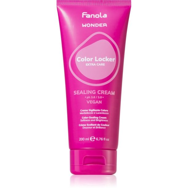 Fanola Wonder Color Locker Extra Care Sealing Cream изглаждащ крем за коса за боядисана коса 200 мл.