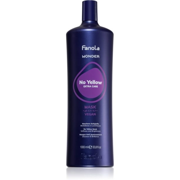 Fanola Wonder No Yellow Extra Care Mask маска за коса неутрализиращ жълтеникавите оттенъци мл.