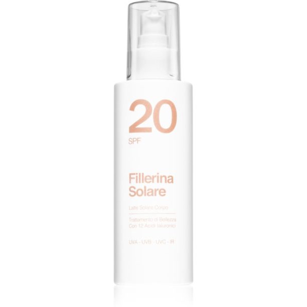 Fillerina Sun Beauty Latte Solare Corpo слънцезащитен крем за тяло SPF 20 150 мл.