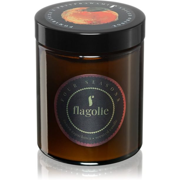 Flagolie Four Seasons Orange & Cinnamon ароматна свещ 120 гр.