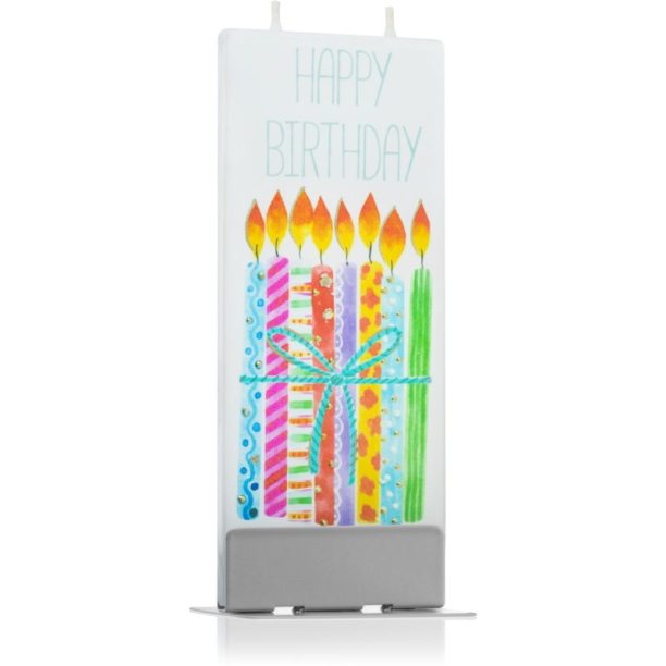 Flatyz Greetings Happy Birthday Candles свещ 6x15 см