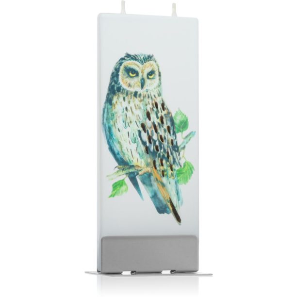 Flatyz Nature Owl свещ 6x15 см