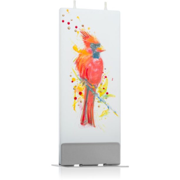 Flatyz Nature Red Bird свещ 6x15 см