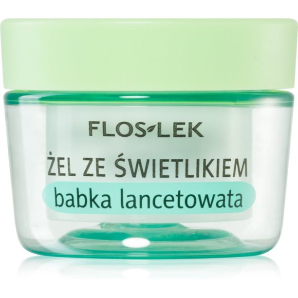 FlosLek Laboratorium Eye Care гел за околоочната зона с живовляк и очанка 10 гр. на ниска цена