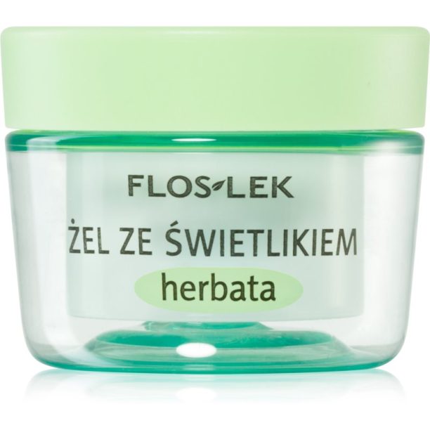 FlosLek Laboratorium Eye Care гел за околоочната зона с очанка и зелен чай 10 гр. на ниска цена