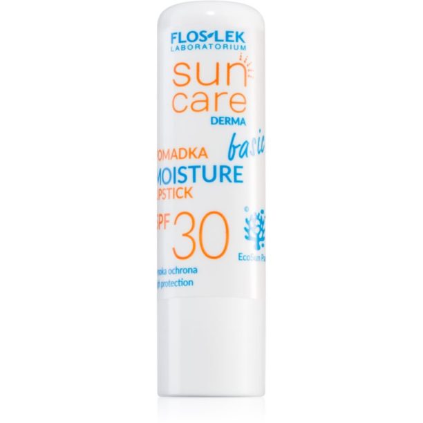 FlosLek Laboratorium Sun Care Derma Basic защитен балсам за устни SPF 30 3