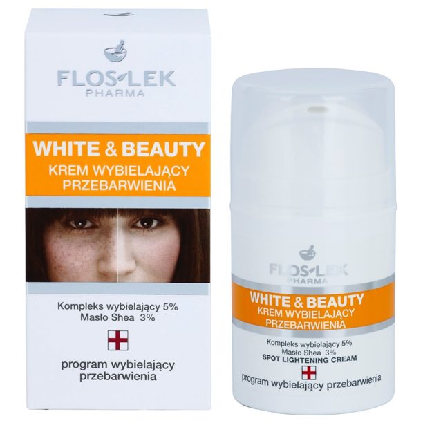 FlosLek Pharma White & Beauty избелващ крем за локално лечение 50 мл. купи на топ цена