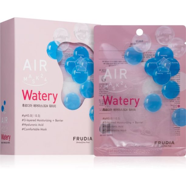 Frudia AIR Watery платнена маска за регенерация и възстановяване на кожата 10x25 мл.