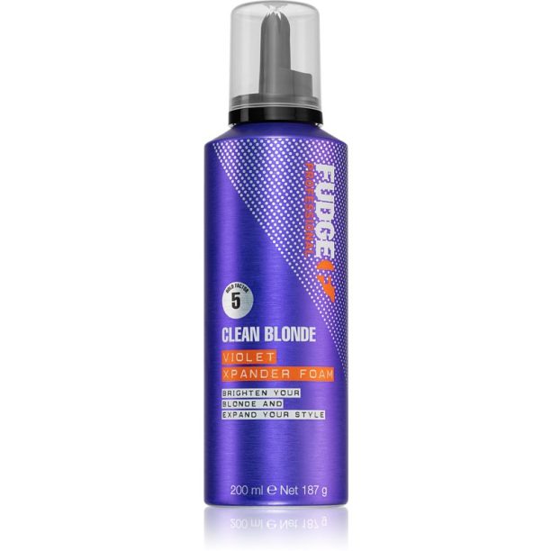 Fudge Clean Blonde Violet Xpander Foam оцветяващ мус за блонд коса и коса с кичури 200 мл. на ниска цена