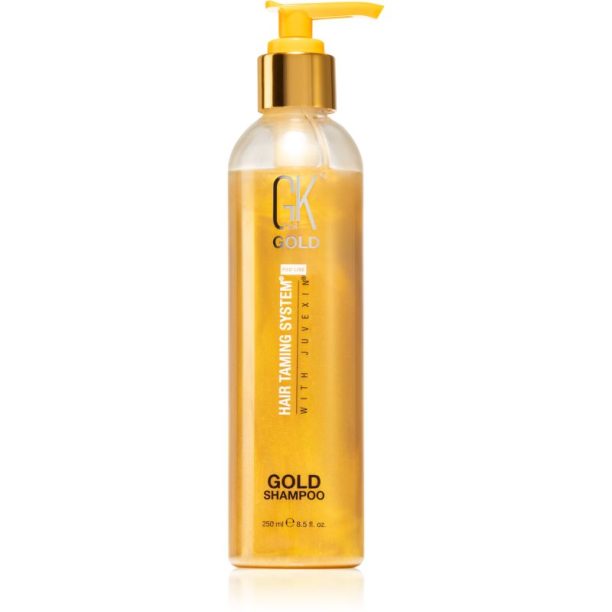 GK Hair Gold Shampoo хидратиращ и защитен шампоан с алое вера и масло от шеа 250 мл.