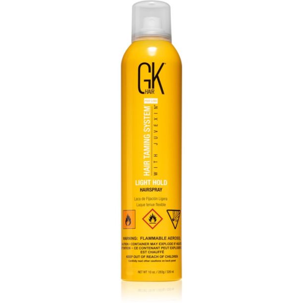 GK Hair Light Hold Hairspray лак за коса със средна фиксация за дълготрайно фиксиране 320 мл.