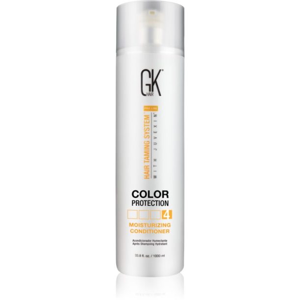 GK Hair Moisturizing Color Protection хидратиращ балсам за защита на цвета за блясък и мекота на косата 1000 мл.