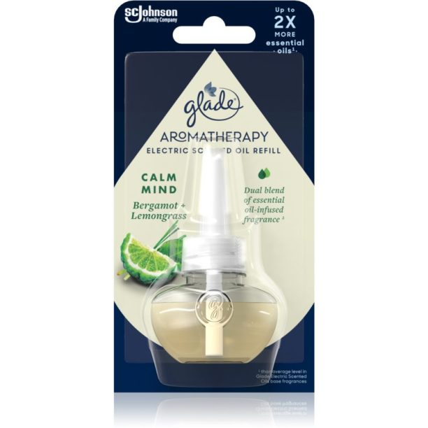 GLADE Aromatherapy Calm Mind пълнител за електрически дифузер Bergamot + Lemongrass 20 мл.