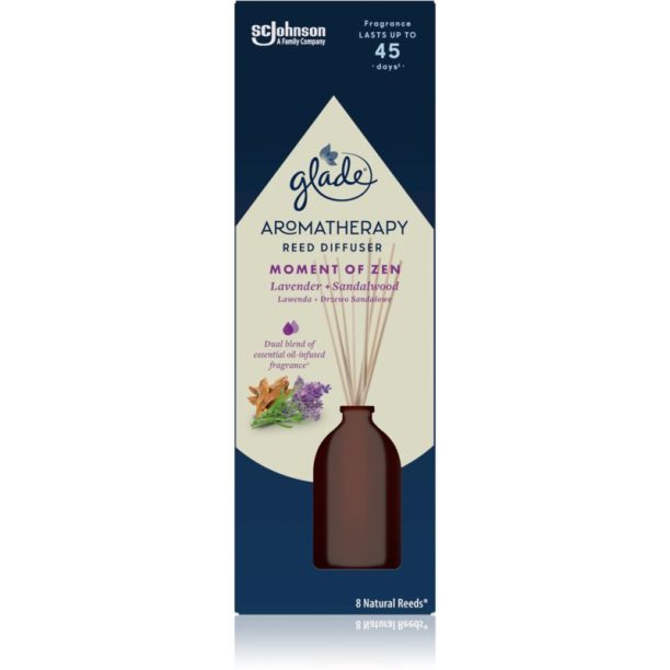 GLADE Aromatherapy Moment of Zen aроматизиращ дифузер с пълнител Lavender + Sandalwood 80 мл. на ниска цена