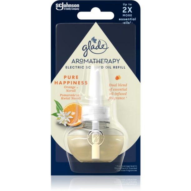 GLADE Aromatherapy Pure Happiness пълнител за електрически дифузер Orange + Neroli 20 мл.