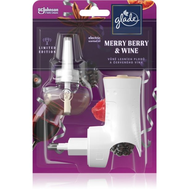 GLADE Merry Berry & Wine aроматизиращ дифузер с пълнител 20 мл.