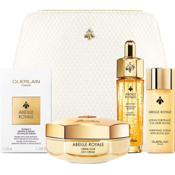 GUERLAIN Abeille Royale Day Cream Age-Defying Programme комплект за грижа за лице на ниска цена