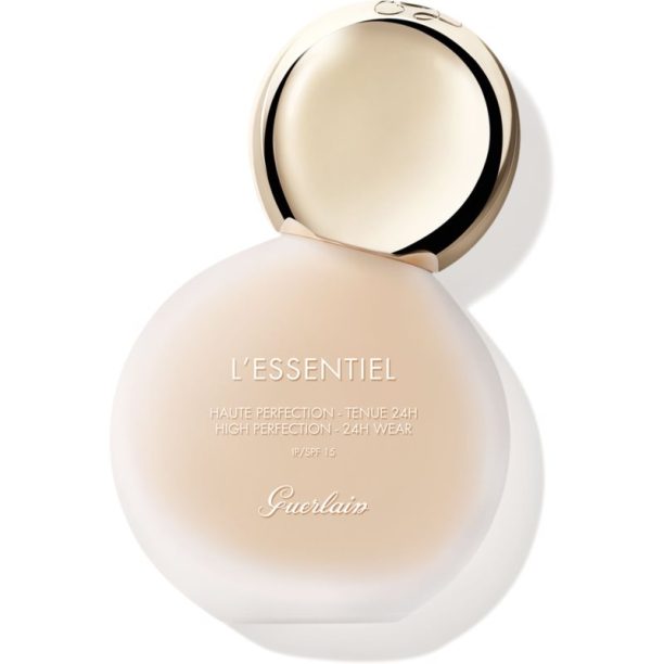 L’Essentiel High Perfection Foundation GUERLAIN L’Essentiel High Perfection Foundation дълготраен матиращ фон дьо тен SPF 15 цвят 00N Porcelain 30 мл.