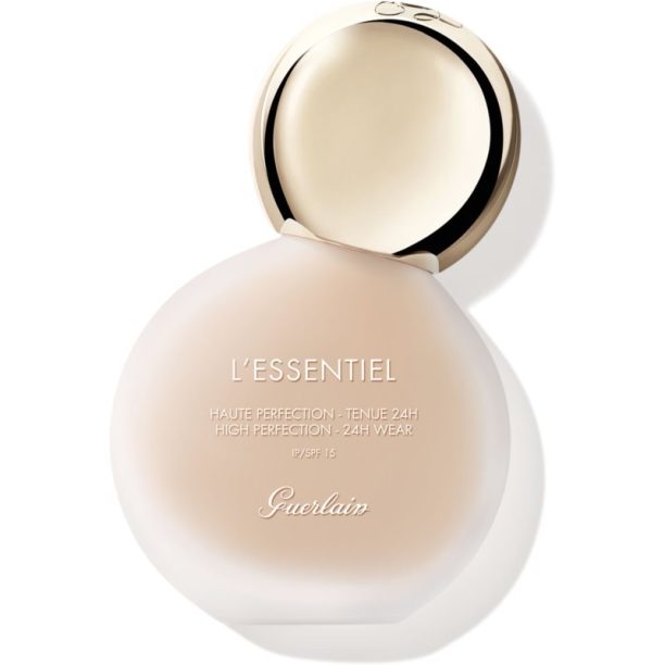 GUERLAIN L’Essentiel High Perfection Foundation дълготраен матиращ фон дьо тен SPF 15 цвят 01C Very Light Cool 30 мл. на ниска цена