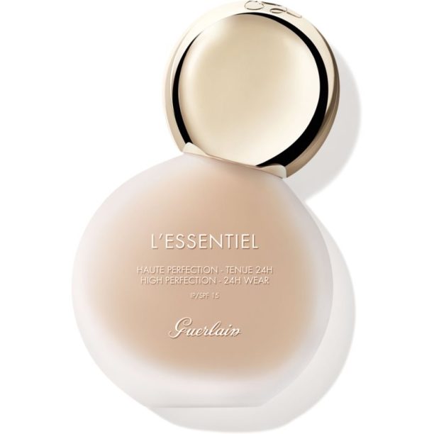 L’Essentiel High Perfection Foundation GUERLAIN L’Essentiel High Perfection Foundation дълготраен матиращ фон дьо тен SPF 15 цвят 02C Light Cool 30 мл.