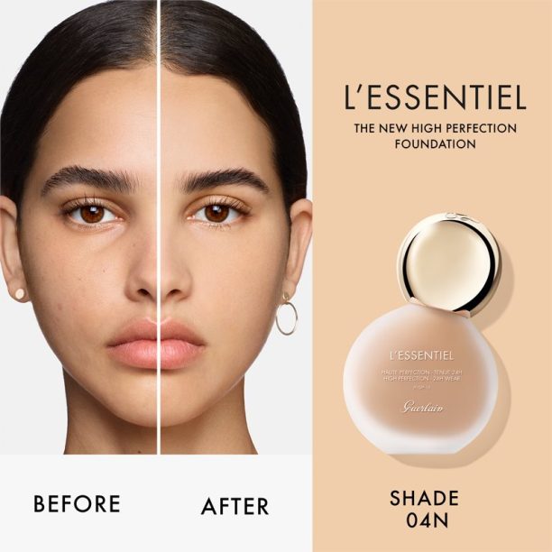 GUERLAIN L’Essentiel High Perfection Foundation дълготраен матиращ фон дьо тен SPF 15 цвят 035C Beige Cool 30 мл. купи на топ цена