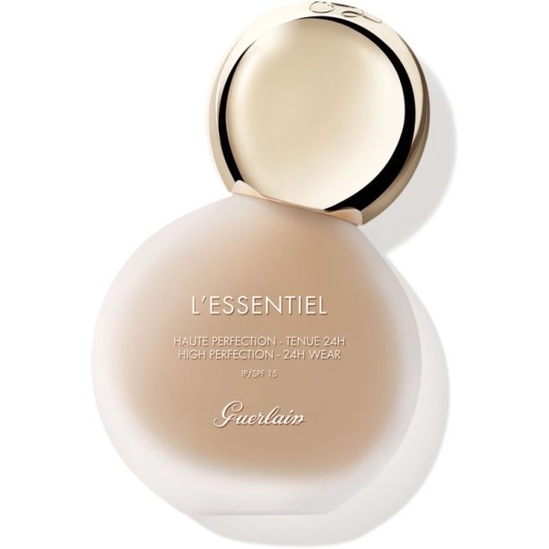 L’Essentiel High Perfection Foundation GUERLAIN L’Essentiel High Perfection Foundation дълготраен матиращ фон дьо тен SPF 15 цвят 035N Beige 30 мл.