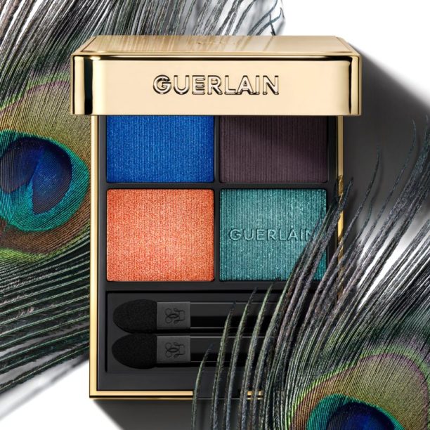 GUERLAIN Ombres G палитра от сенки за очи цвят 360 Mystic Peacock 6 гр. купи на топ цена