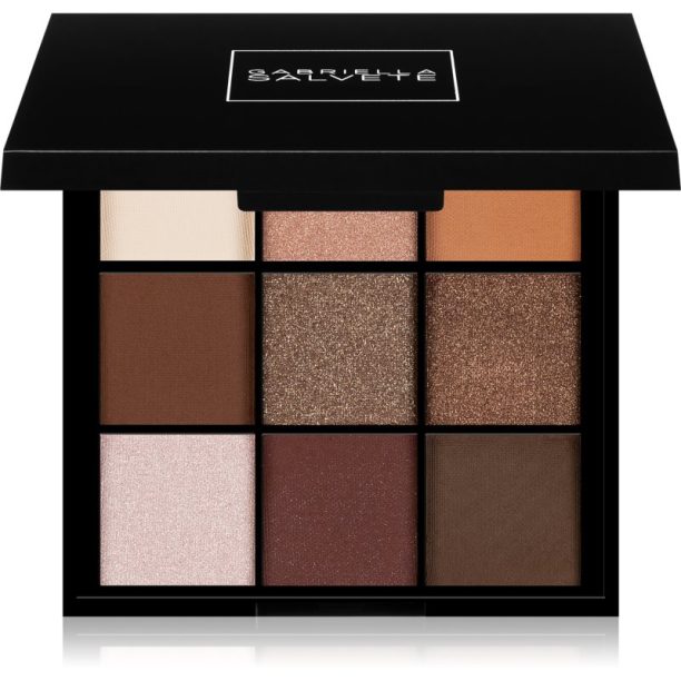 Gabriella Salvete Eyeshadow 9 Shades Palette палитра от сенки за очи цвят Diamante Bronze 9 гр.