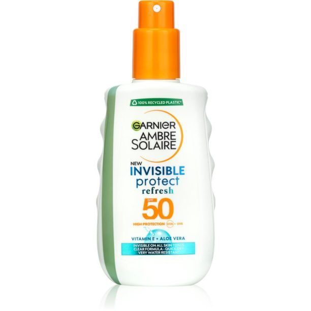 Garnier Ambre Solaire Invisible Protect спрей за загар  SPF 50 200 мл. на ниска цена