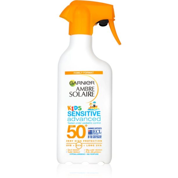 Garnier Ambre Solaire Sensitive Advanced защитен спрей за деца SPF 50+ 270 мл.