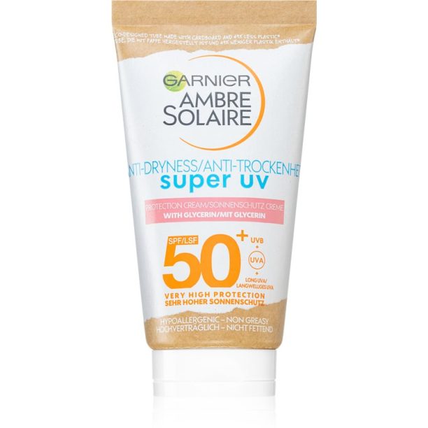 Garnier Ambre Solaire Sensitive Advanced слънцезащитен лосион за лице SPF 50+ 50 мл. на ниска цена