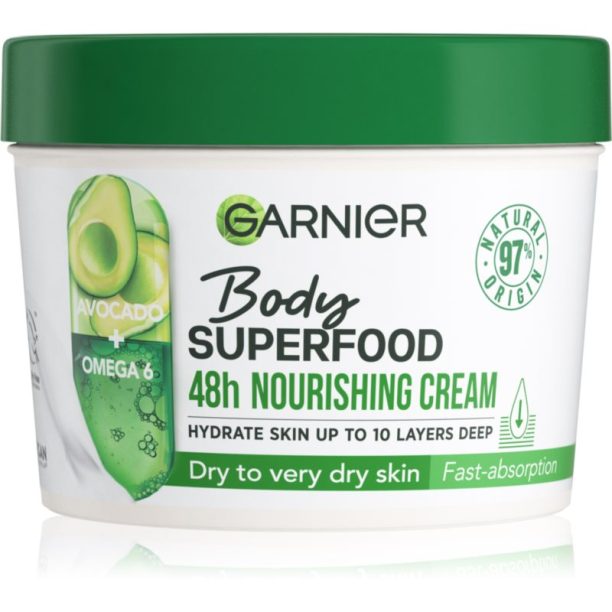 Garnier Body SuperFood крем за тяло с авокадо 380 мл. на ниска цена