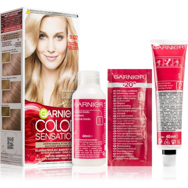 Garnier Color Sensation боя за коса цвят 9.02 Light Roseblonde