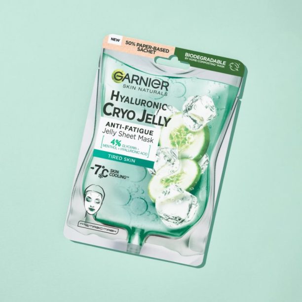 Garnier Cryo Jelly платнена маска с охлаждащ ефект 27 гр. купи на топ цена