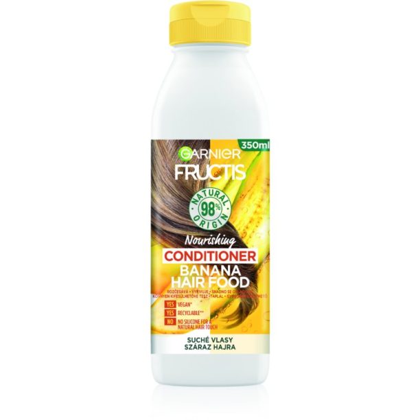 Garnier Fructis Banana Hair Food подхранващ балсам за суха коса 350 мл.