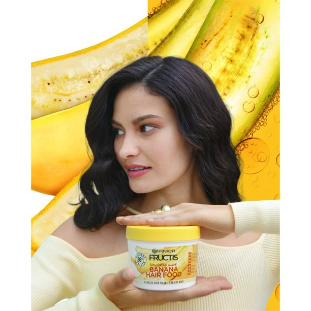 Garnier Fructis Banana Hair Food подхранваща маска за суха коса 390 мл. на ниска цена