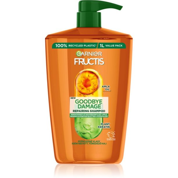 Garnier Fructis Goodbye Damage подсилващ шампоан за увредена коса 1000 мл. на ниска цена