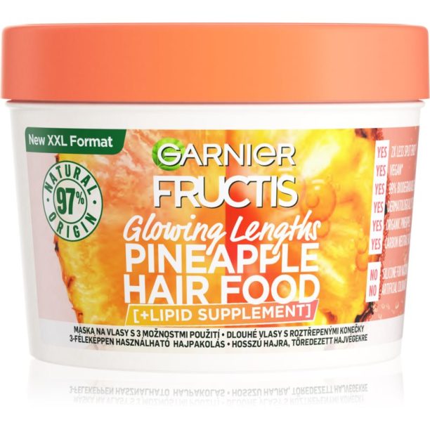 Garnier Fructis Pineapple Hair Food маска за коса за цъфтяща коса 400 мл. на ниска цена