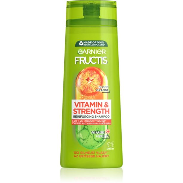 Garnier Fructis Vitamin & Strength подсилващ шампоан за увредена коса 250 мл.