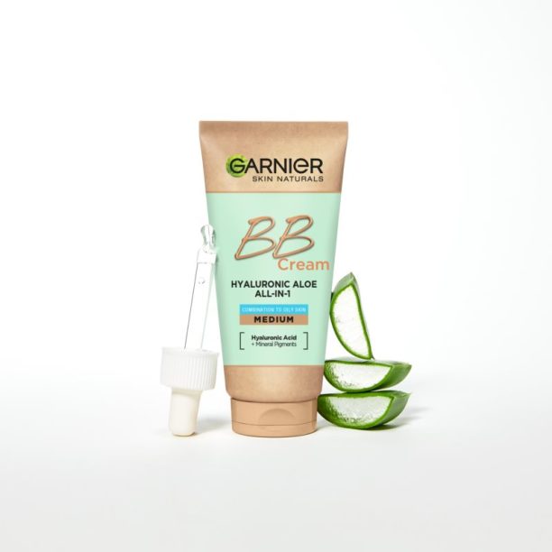 Garnier Hyaluronic Aloe All-in-1 BB Cream ББ крем за смесена и мазна кожа цвят Medium 50 мл. купи на топ цена