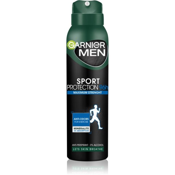 Garnier Men Mineral Sport антиперспирант-спрей 96h 150 мл.