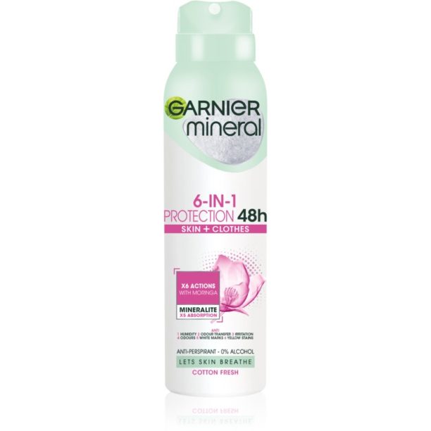 Garnier Mineral 5 Protection антиперспирант-спрей 48 h  150 мл.