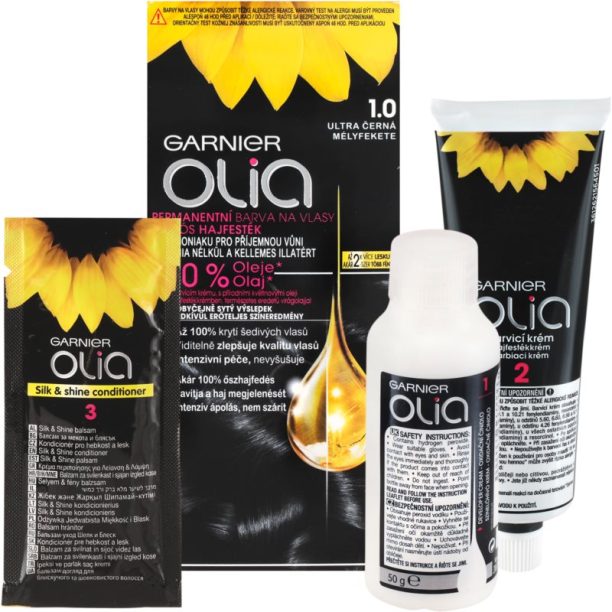 Garnier Olia боя за коса цвят 1.0 Deep Black на ниска цена